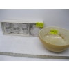Image 1 : MIXING BOWL & A 6 PIECE TEACUP & SAUCER SET
