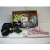 Image 2 : 2 BOXES OF MISC. GOLFING ITEMS - HEAD COVERS, BALLS, BAGS, ETC.