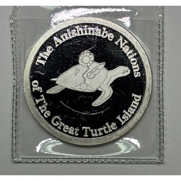 1 OZ. .999 ROUND TURTLE ISLAND (TAX EXEMPT)