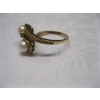 Image 4 : LADIES 10KT RING W/2 GENUINE PEARLS, 4.5G, SZ 9