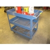 Image 1 : BLUE METAL 3 TIER CART