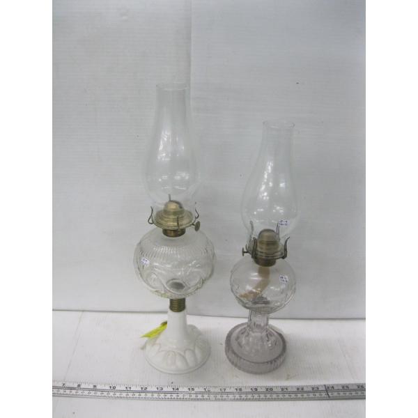 2 COAL OIL LAMPS