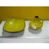 Image 1 : 2 PIECES OF YELLOW WEST GERMAN MCM POTTERY