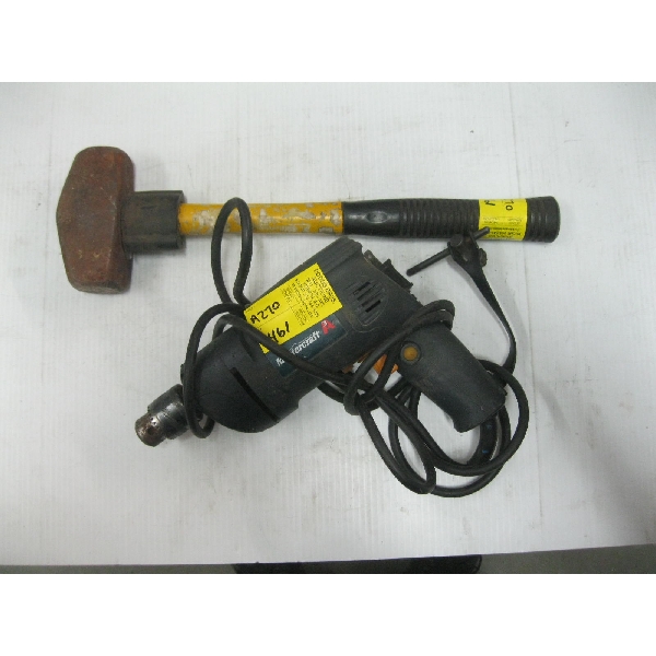 MASTERCRAFT CORDED DRILL & MINI SLEDGEHAMMER