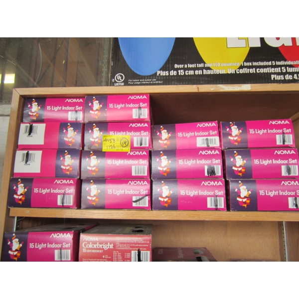 14 BOXES OF NOMA 15 LIGHT INDOOR SETS