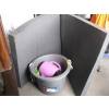 Image 1 : PIECE OF FOAM AND LG BUCKET W/ EXTENTION CORD & MISC