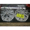 Image 1 : 2 MID CENTURY GLASS TRIVETS