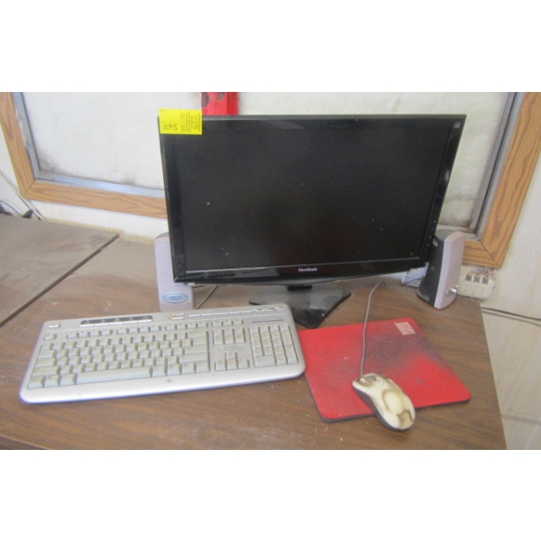 VIEWSONIC MONITOR W/SPEAKERS