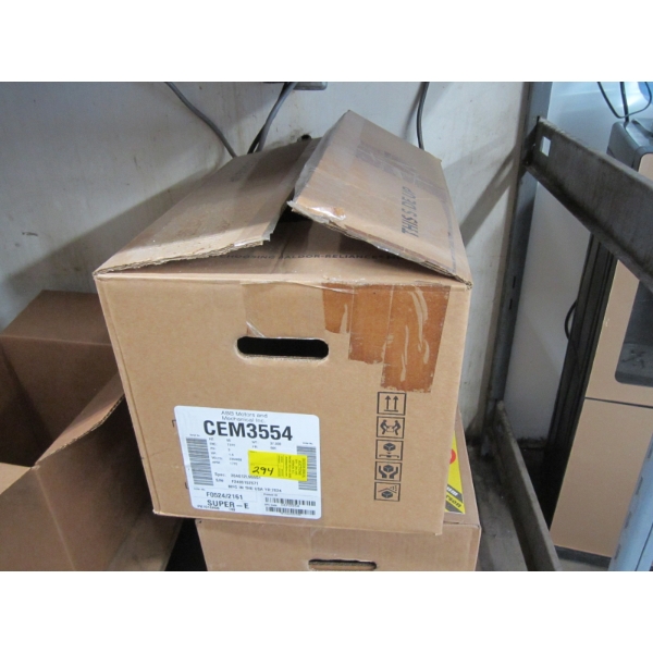 NEW SUPER E 3 PHASE 1.5HP MOTOR IN BOX