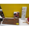 Image 3 : WOOD DÉCOR TRAY, BRIE BAKER, COOKBOOK, RING TOSS SET