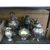 Image 1 : 6 SILVERPLATE TEAPOTS, ETC.