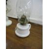 Image 3 : 2 MILK GLASS BASED OIL LANTERNS