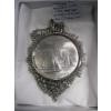 Image 3 : SILVER CHAIN W/PENDANT $5 MONTREAL OLYMPIC COIN