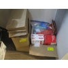 Image 1 : BOX & BAG OF MISC. BROWN PAPER BAGS, GLOVES, SANDWICH BAGS, ETC.