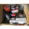 Image 4 : 3 BOXES OF MISC. FILTERS, SPRAY PAINT, ETC.