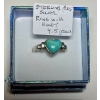 Image 1 : STERLING SILVER (.925) HEART SHAPE RING, 4.5G, SZ 8 1/2
