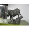Image 3 : 2 PEWTER FRANKLIN MINT FIGURINES - MOUNTAIN GOAT & WOLF
