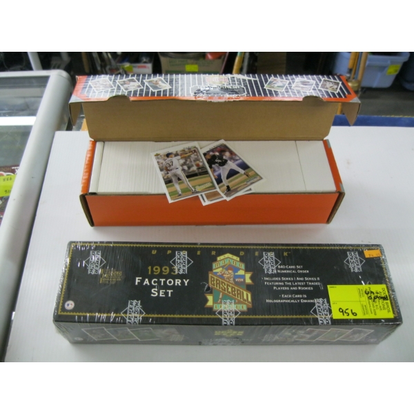 2 BOXES OF BASEBALL CARDS: 1 UNOPENED