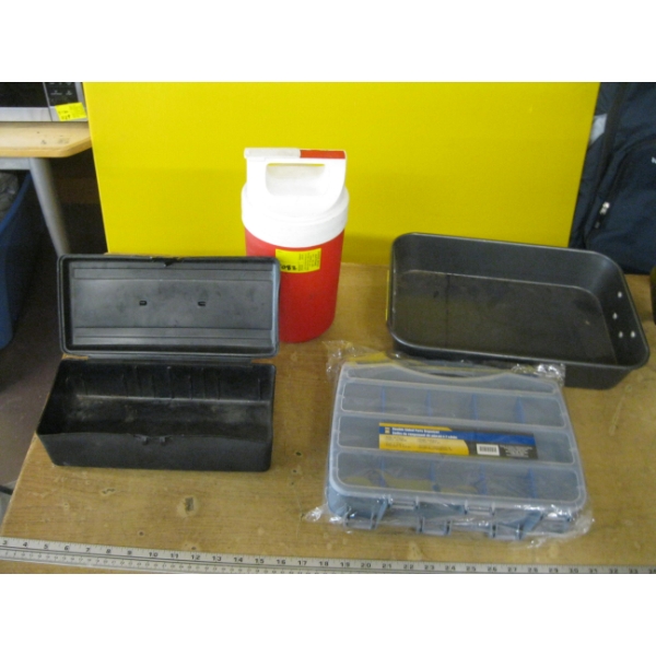 STORAGE DRAWER UNIT, WATER JUG, ETC.