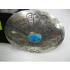 Image 4 : SILVER & CORAL NAVAJO BELT