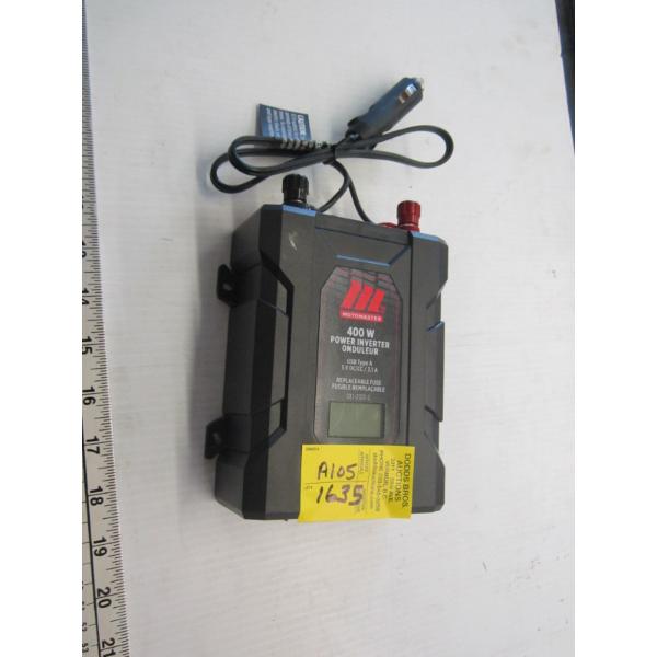 MOTOMASTER 400W POWER INVERTER