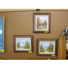 Image 1 : 3 SM. FRAMED PAINTINGS