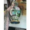 Image 2 : CLOISONNE VASE W/STAND - STAND IS BROKEN