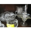 Image 3 : ASST. CRYSTAL ETCHED GLASS, PRESSED GLASS, ETC.