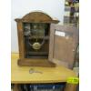 Image 4 : VINTAGE WOOD CASED CLOCK - NOT WORKING