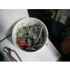 Image 2 : BUCKET OF MISC. CAULKING GUN, HATCHETS, SWIVELS, ETC.