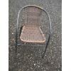 Image 3 : "AS IS" 8 RATTAN LOOK PATIO CHAIRS - NEED RE-DOING