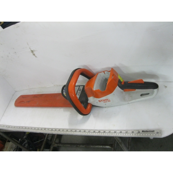 STIHL HSA56 BATTERY OPERATED HEDGE TRIMMER - NO BATTERY OR CHARGER