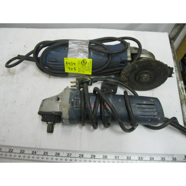 2 ANGLE GRINDERS