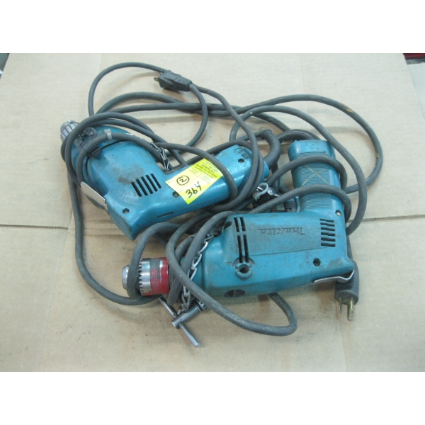 2 MAKITA CORDED DRILLS