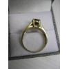 Image 3 : 14KT RING W/RED STONE W/SM. DIAMONDS, 4.8G, SZ 8