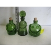 Image 2 : 3 SM. BLOWN ERIK HOGLUND GLASS DECANTERS - PEOPLE BOSTON, 1957
