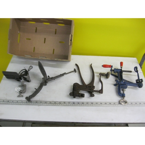 MISC. CHERRY PITTERS, APPLE PEELER/CORER, ETC.