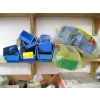 Image 1 : BLUE PLASTIC BINS & 2 AIR TOOLS