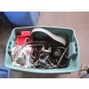Image 10 : 2 BINS OF ASST. MOTORCYCLE PARTS - FUEL TANK, ETC.