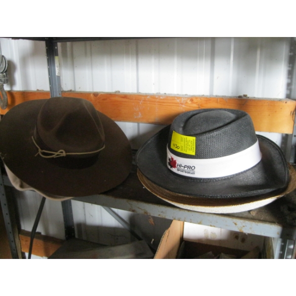 ASST. HATS INCLD. A VINTAGE SCOUT HAT