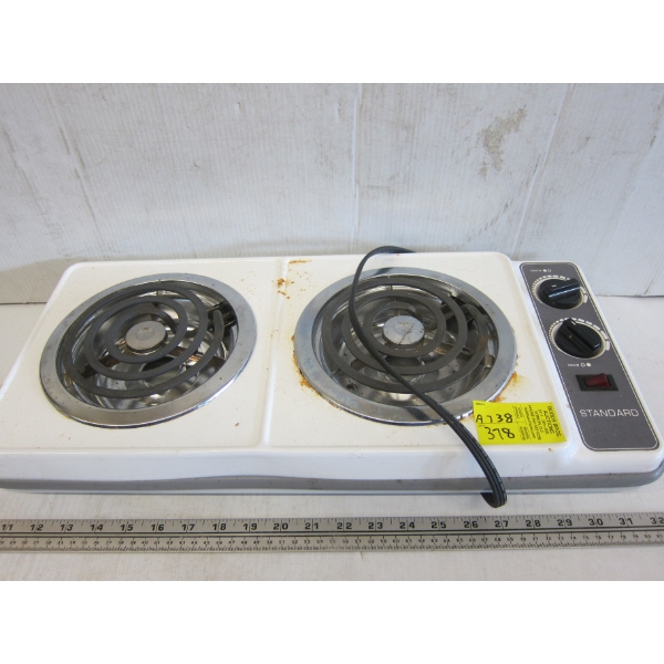 STANDARD DOUBLE BURNER HOTPLATE