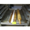 Image 1 : 2 WOODEN ROLLING PINS, DECORATIVE FLOWER ROLLER, SHEET PAN, ETC.