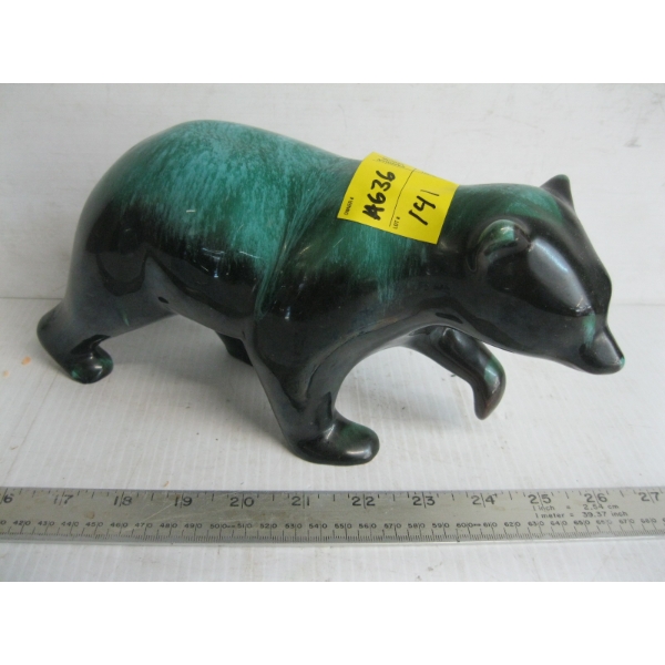 BLUE MOUNTAIN POTTERY BEAR FIGURINE