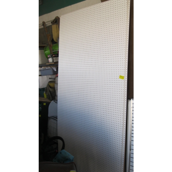 4 - 4X8 SHEETS OF PEGBOARD