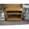 Image 1 : MCM TEAK STAND ON CASTORS
