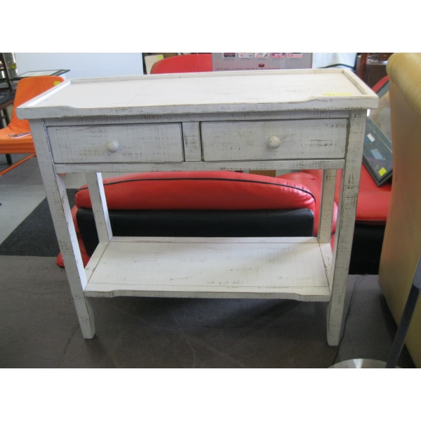 SM. 2 DRAWER HALL TABLE