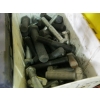 Image 4 : LG. LOT OF ITEMS ON TOP OF BOLT BINS, STORAGE CABINET W/BOLTS, LG. BOLTS, ETC.