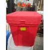 Image 1 : 3 RED BINS & 4 LIDS