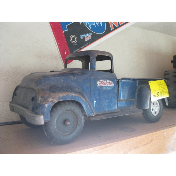 BLUE TONKA TOYS TIN TRUCK