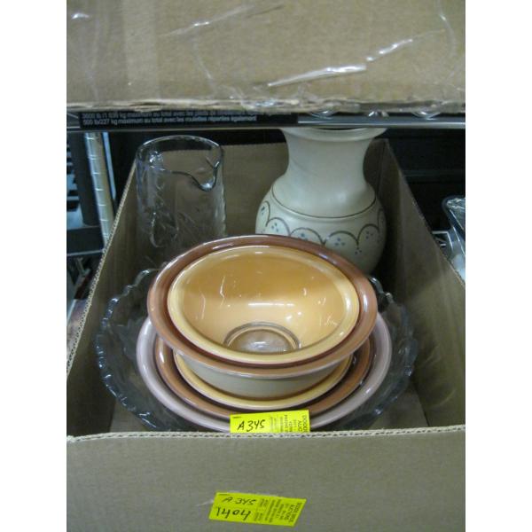 MIXING BOWLS, GERMAN VASE, CHINA JUG, ETC.